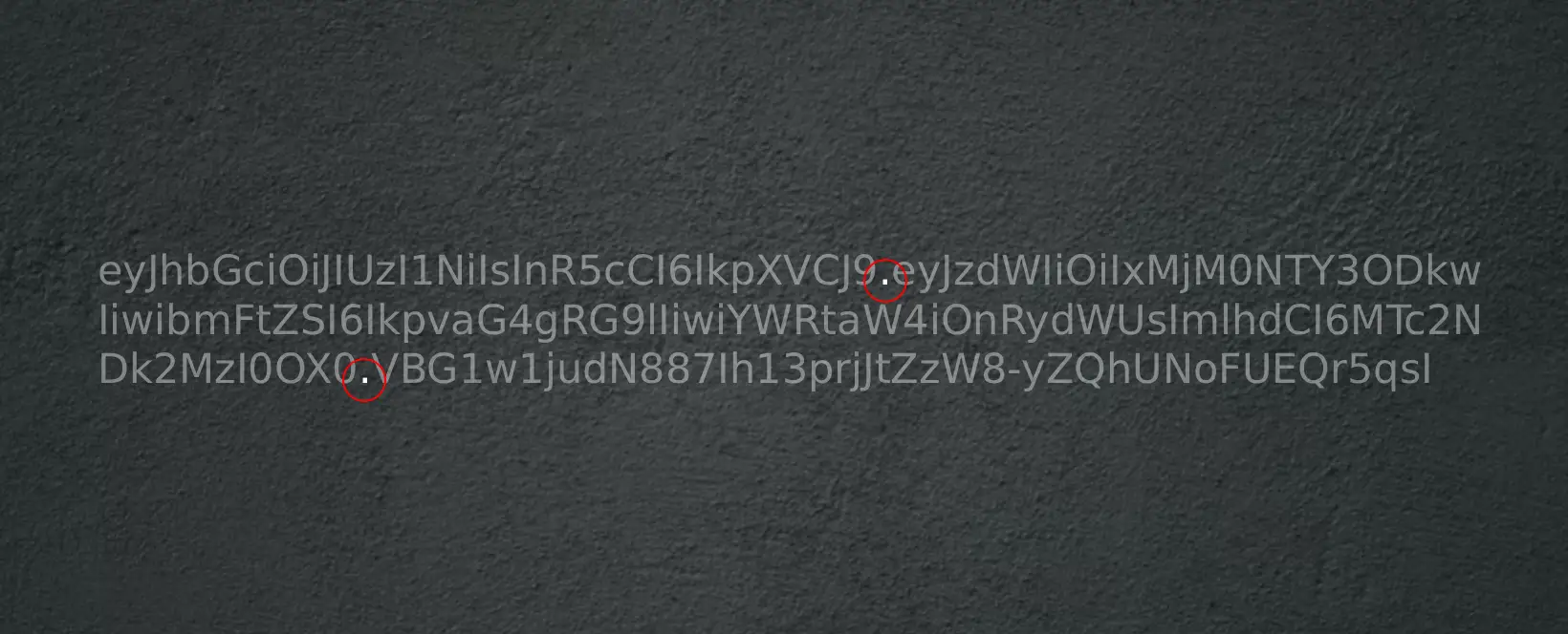 Les s&eacute;parations du JWT