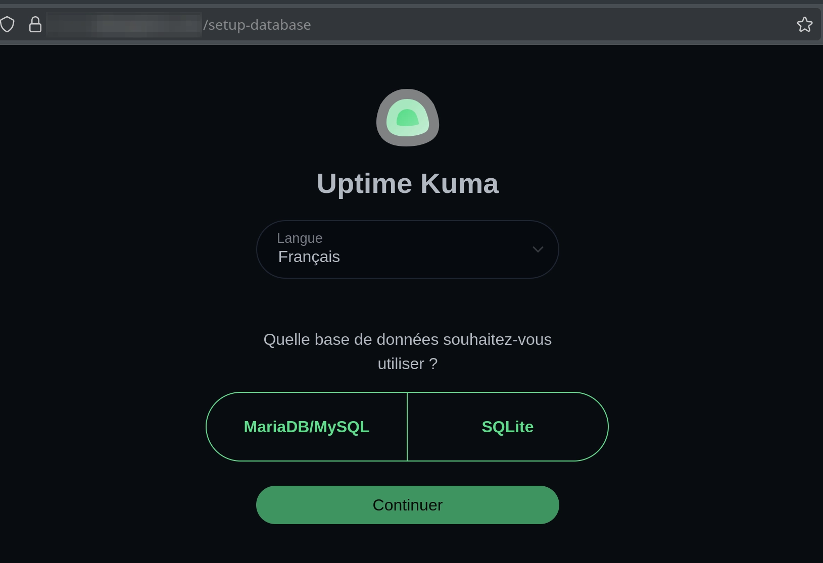 Configuration de Uptime Kuma