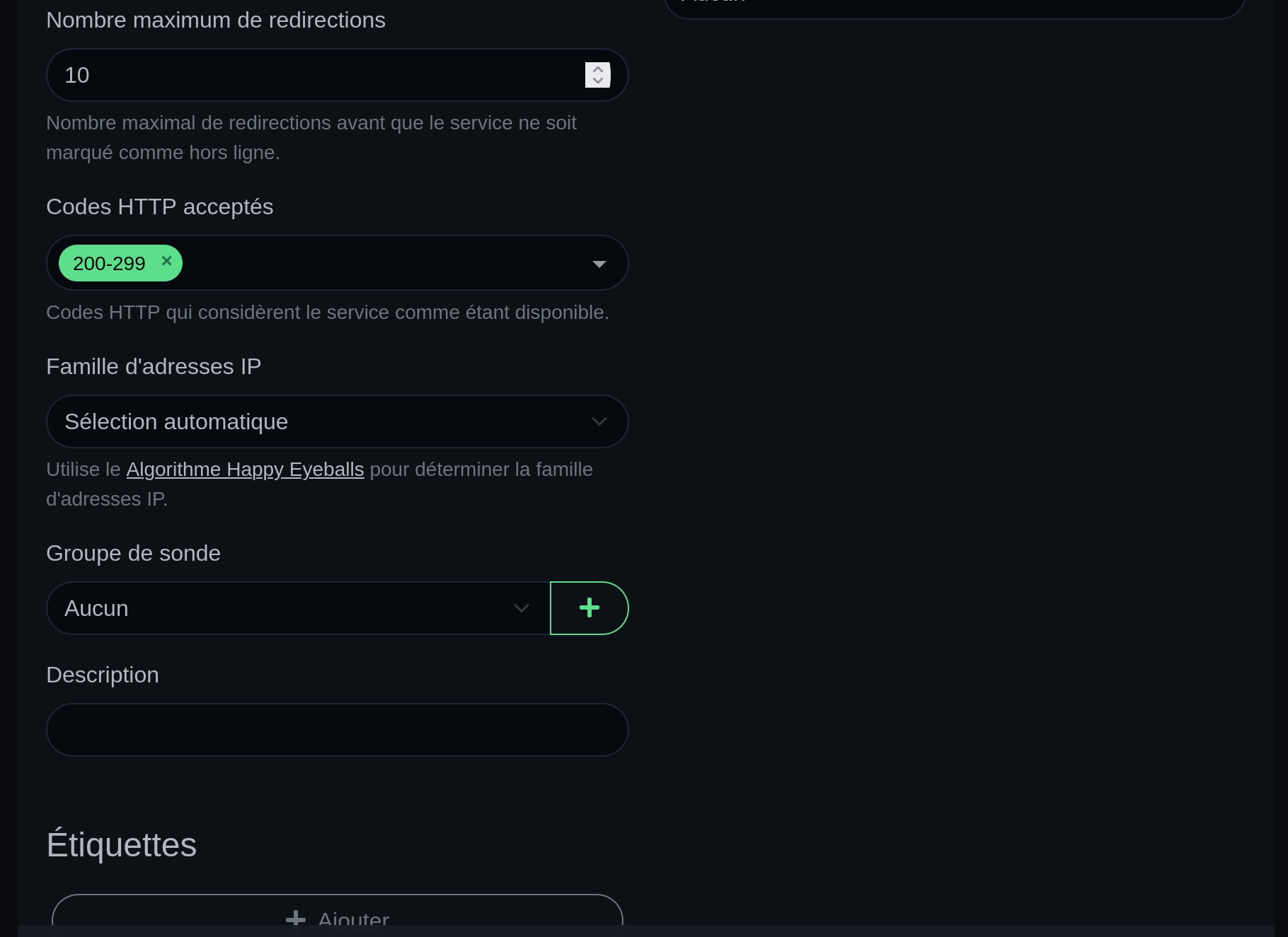 Ajout d'une nouvelle sonde