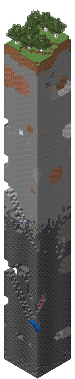 Un chunk dans Minecraft