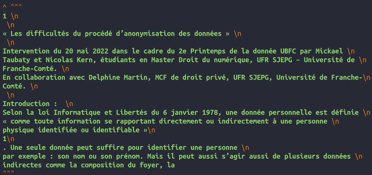 chunk d'un PDF