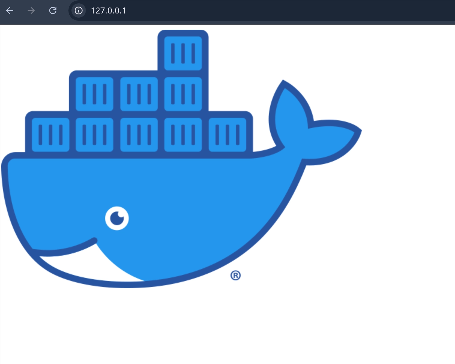 La baleine de docker
