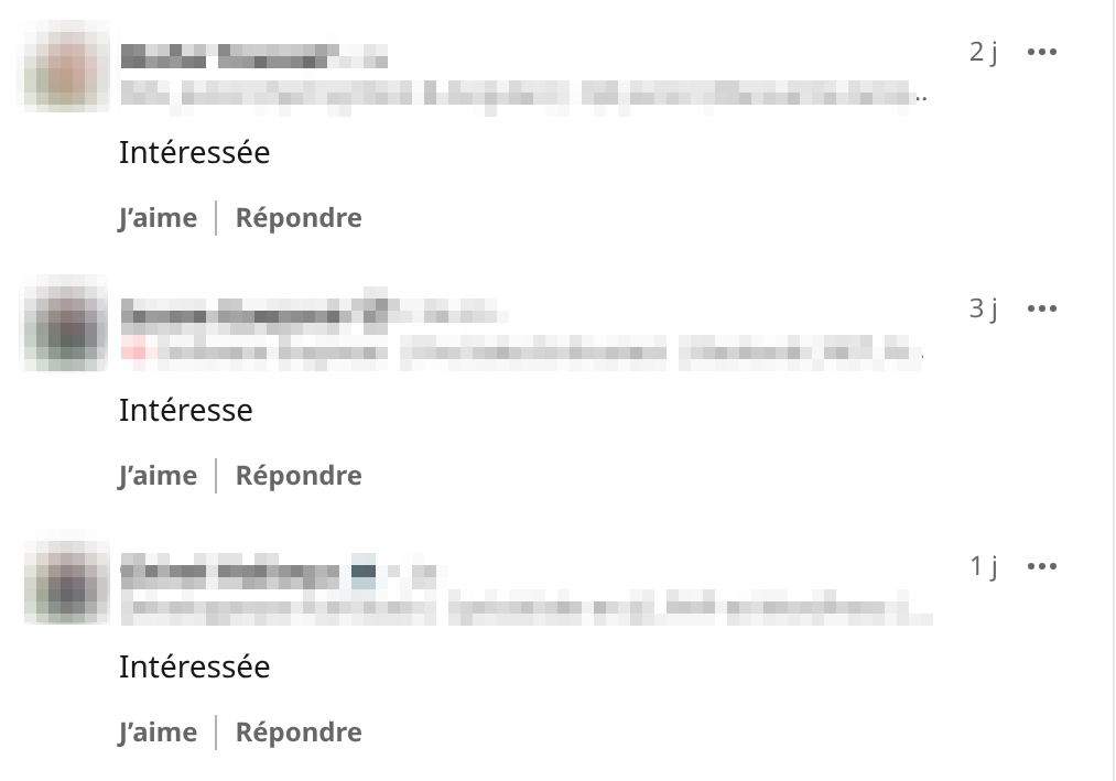 Je suis int&eacute;ress&eacute;